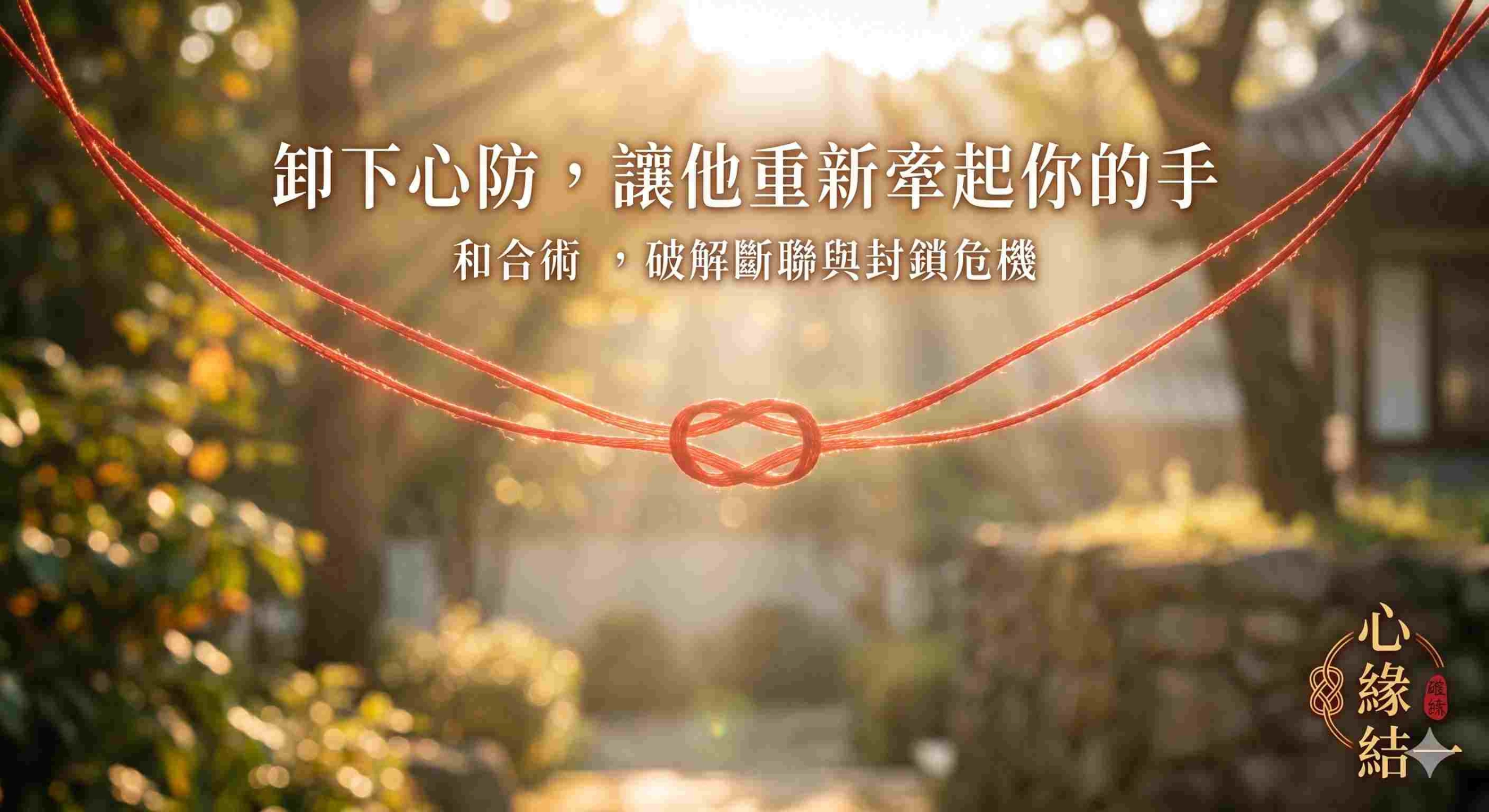 挽回愛情不再委曲求全！斬斷第三者、修復依附關係，專業和合術法幫你卸下他的心防